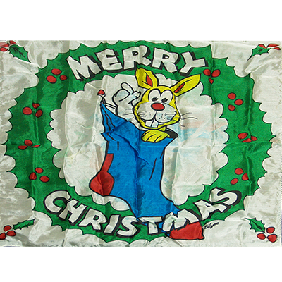 (image for) Production Silk 16 inch x 16 inch (Merry Christmas) by Mr. Magic - Trick - Click Image to Close