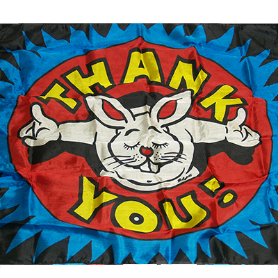 (image for) Production Silk 16 inch x 16 inch (Thank You) by Mr. Magic - Trick - Click Image to Close