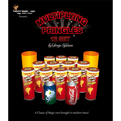 (image for) Multiplying Potato Chips Set (12 can) by Twister Magic - Trick - Click Image to Close