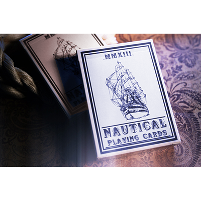 (image for) Nautical Playing Cards (Blue) by House of Playing Cards - Click Image to Close
