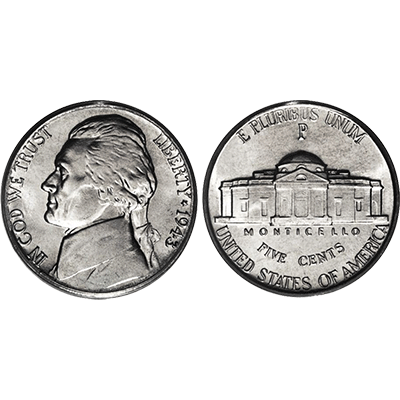 (image for) Nickel regular one roll of 40 coins - Trick - Click Image to Close