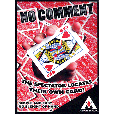 (image for) No Comment (Red) by Astor Magic - Trick - Click Image to Close