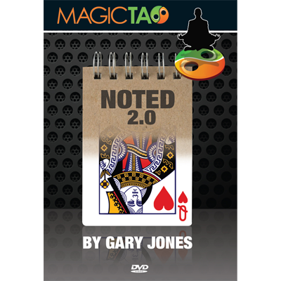 (image for) Noted 2.0 Red (DVD and Gimmick) by Gary Jones and Magic Tao - DVD - Click Image to Close