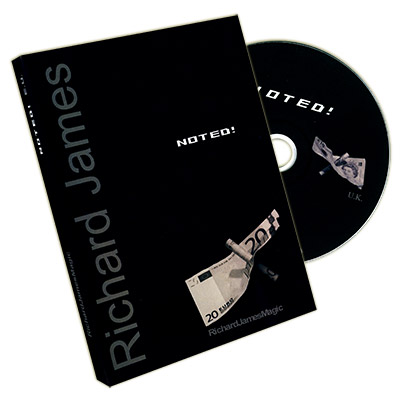 (image for) Noted (Euros, With DVD) by Richard James - Trick - Click Image to Close