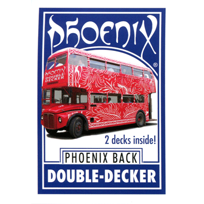 (image for) Phoenix Double Decker (Blue) by Card-Shark - Trick - Click Image to Close