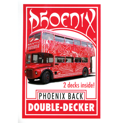 (image for) Phoenix Double Decker Two Way (Red) by Card-Shark - Trick - Click Image to Close