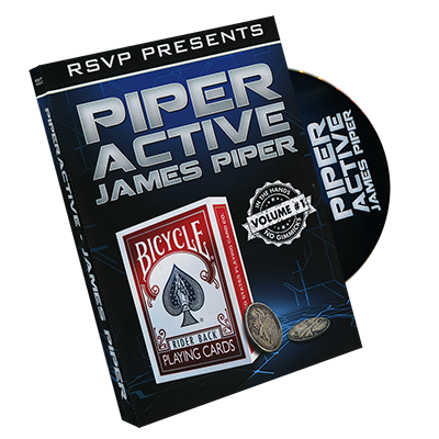 (image for) Piperactive Vol 1 by James Piper and RSVP Magic - DVD - Click Image to Close