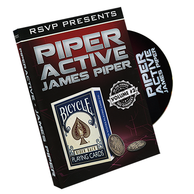 (image for) Piperactive Vol 2 by James Piper and RSVP Magic - DVD - Click Image to Close