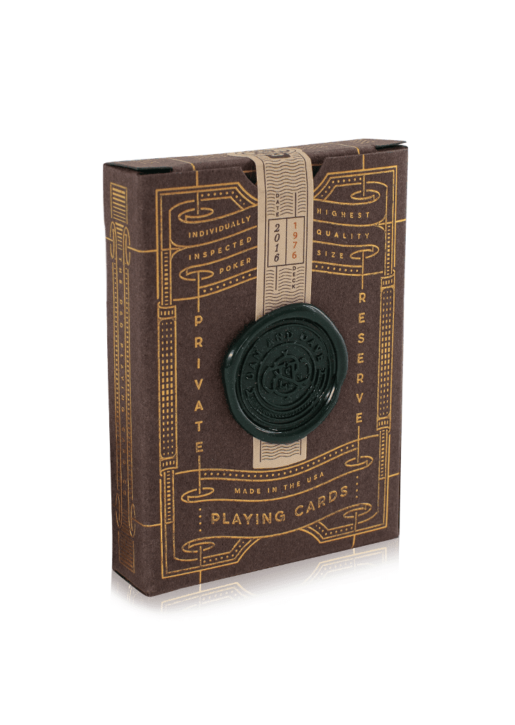 (image for) Private Reserve Playing Cards by Dan and Dave