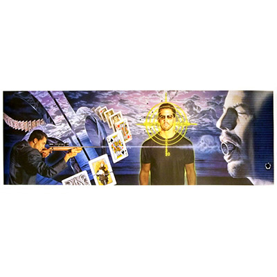 (image for) Bullet Catch Poster (Standard Edition, BLUE) by David Blaine - Trick - Click Image to Close