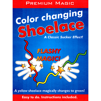 (image for) Color Changing Shoelaces by Premium Magic - Trick - Click Image to Close