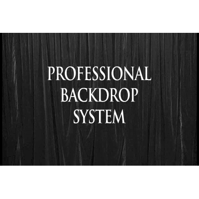 (image for) Professional Backdrop System (Black with Deluxe Curtain) - Trick