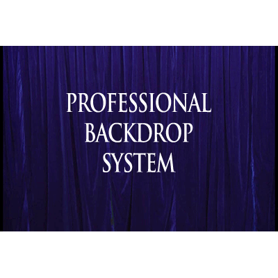 (image for) Professional Backdrop System (Blue with Deluxe Curtain) - Trick