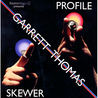 (image for) Profile Skewer (DVD and Gimmick) by Garrett Thomas and Kozmomagic - DVD - Click Image to Close