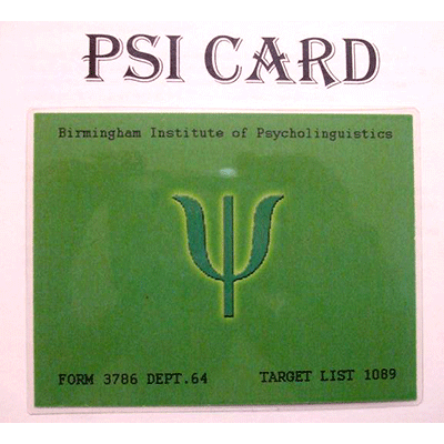 (image for) Psi Card by Outlaw Effects - Trick - Click Image to Close