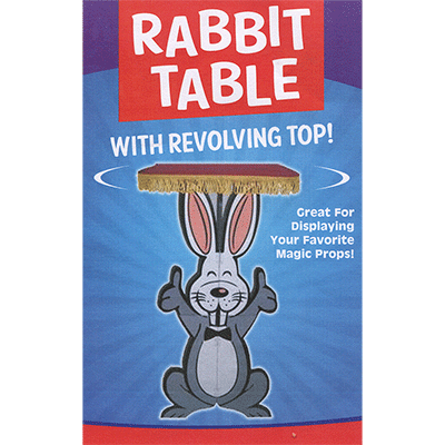 (image for) Rabbit Table with Revolving Top - Trick - Click Image to Close