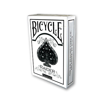 (image for) Raider Bicycle Deck White by US Playing Card - Trick - Click Image to Close