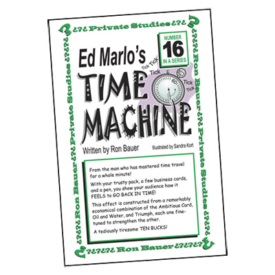 (image for) Ron Bauer Series: #16 - Ed Marlo's Time Machine - Book - Click Image to Close