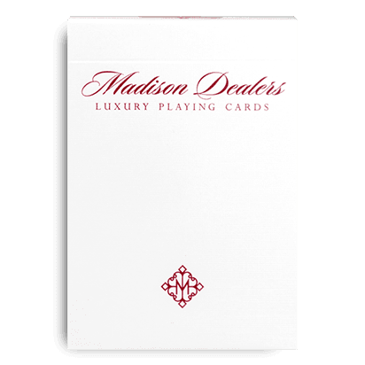 (image for) Madison Dealers - Scarlet (Red) Playing Cards by Ellusionist - Click Image to Close