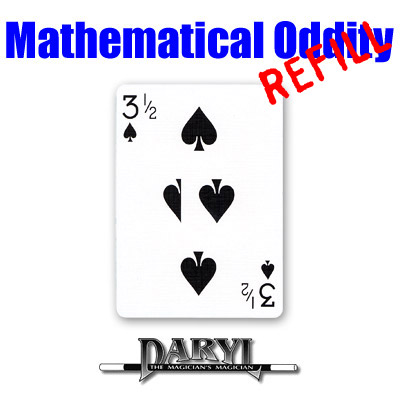 (image for) REFILL Mathematical Oddity (3 1/2 of SPADES) by Daryl - Trick - Click Image to Close