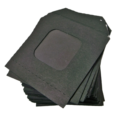 (image for) Nest of Wallet Refill Envelopes 50 units (Black with Window) - Trick - Click Image to Close