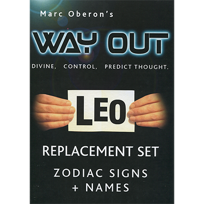 (image for) Refill for Way Out XII (Zodiac) by Marc Oberon - Trick - Click Image to Close