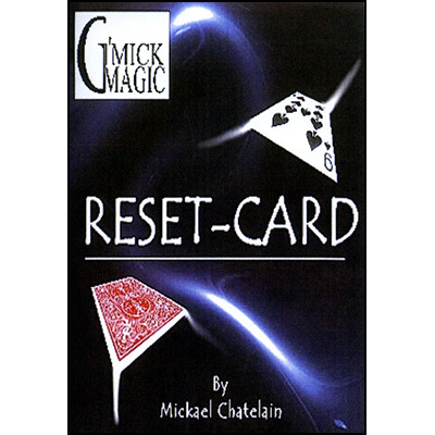 (image for) Reset Card (BLUE) by Mickael Chatelain - Trick - Click Image to Close