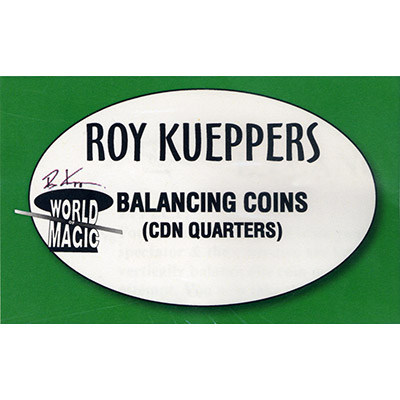 (image for) Balancing Canadian Quarters - Trick - Click Image to Close