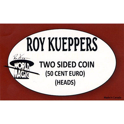 (image for) Two sided Euro 50 Cent (HEADS) - Trick - Click Image to Close