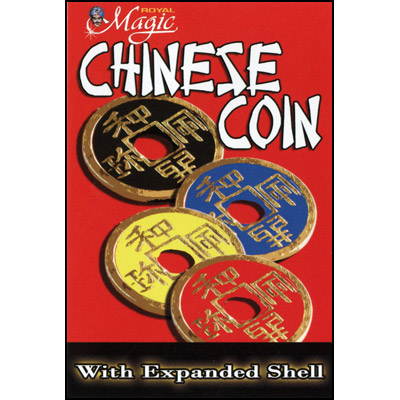 (image for) Expanded Chinese Shell w/Coin (RED) - Trick - Click Image to Close