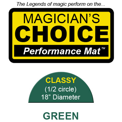 (image for) Classy Close-Up Mat (GREEN - 18 inch) by Ronjo - Trick - Click Image to Close