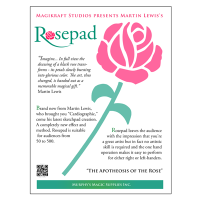 (image for) The Rose Pad (complete kit) by Martin Lewis - Trick - Click Image to Close