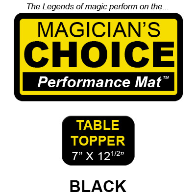(image for) Table Topper Close-Up Mat (BLACK - 7x12.5) by Ronjo - Trick - Click Image to Close