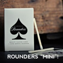 (image for) Madison Rounders (Black) Mini Deck Playing Cards by Ellusionist - Click Image to Close