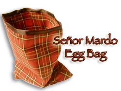 (image for) Senor Mardo (Red) Eggbag Martin Lewis