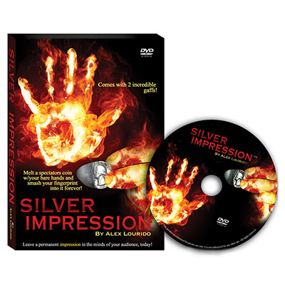 (image for) Silver Impression (US Quarter with DVD) by Alex Lourido - Trick - Click Image to Close