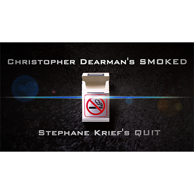 (image for) Smoked 2.0 (Gimmick,DVD & Book) by Christopher Dearman (With BONUS / Quit by Stephane Krief) - Click Image to Close