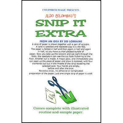 (image for) Snip It Extra by Aldo Colombini - Trick - Click Image to Close