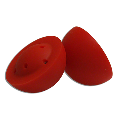 (image for) Split Ball - Red (1.7 inch) by JL Magic - Trick - Click Image to Close