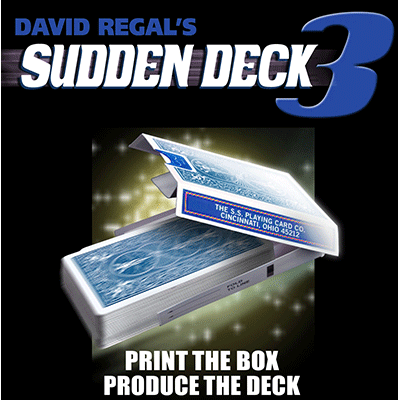 (image for) Sudden Deck 3 Blue (DVD and Gimmicks) by David Regal - Trick - Click Image to Close