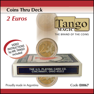 (image for) Coins Thru Deck 2 Euro by Tango - Trick (E0067) - Click Image to Close