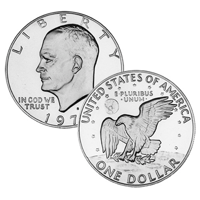 (image for) Double side dollar Pack (2 coins, heads and tails) S-03 by Tango - Trick