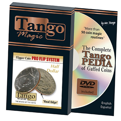 (image for) Flipper Half Dollar Pro Elastic System (w/DVD)(D0087) by Tango -Trick (D0087)