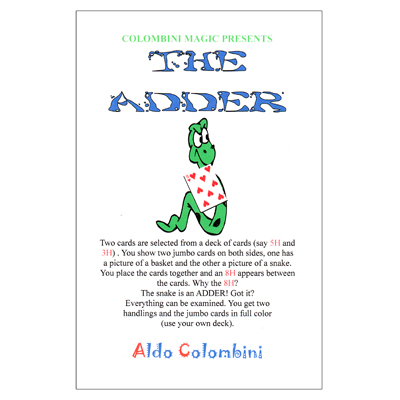 (image for) The Adder by Wild-Colombini - Tricks - Click Image to Close