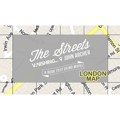 (image for) The Streets (London Map) by John Archer and Vanishing Inc. - Trick - Click Image to Close