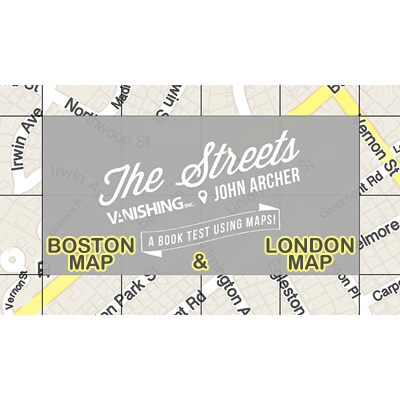 (image for) The Streets Set (Boston and London Map) by John Archer and Vanishing Inc. - Trick - Click Image to Close