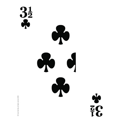 (image for) Three & a Half of Clubs Mega Card by Magical Tales - Trick - Click Image to Close