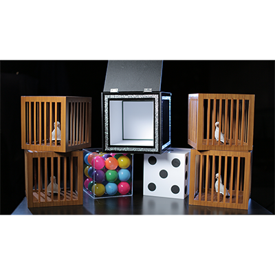 (image for) Transformation of Dice to Crystal Cube to 4 Cases by Tora Magic