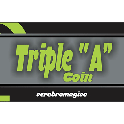 (image for) Triple A Coin (Quarter) by Cerebro Magico - Click Image to Close