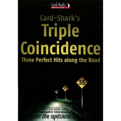 (image for) Triple Coincidence (Parlour Size Red) by Card-Shark - Trick - Click Image to Close